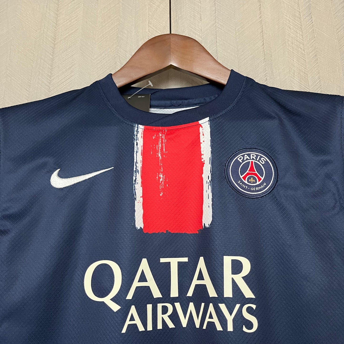 Kit Infantil PSG Home 24/25 . - Azul e Vermelho