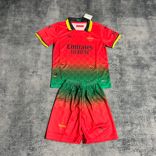 Kit Infantil Milan Edição Especial 24/25 . - Vermelho e Verde