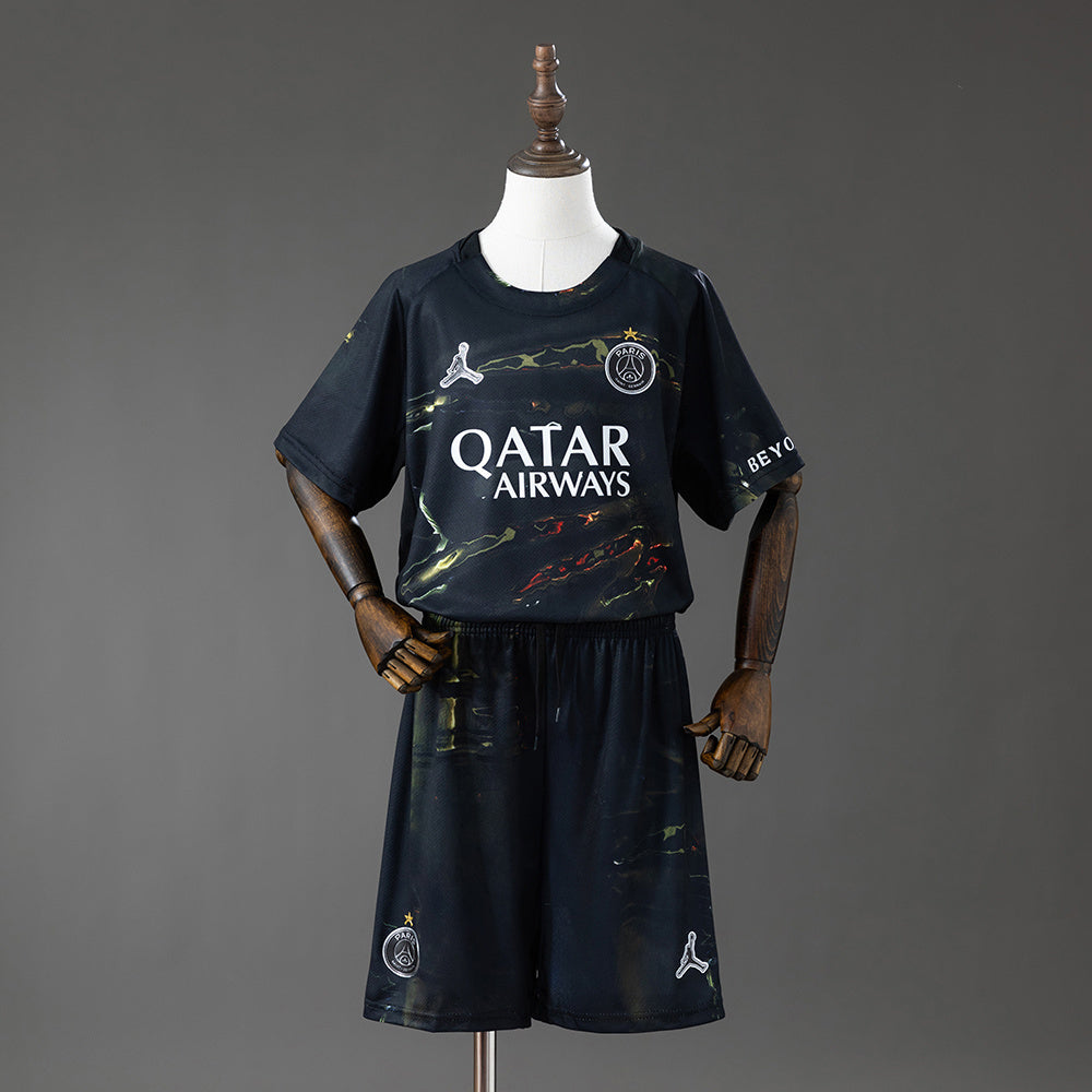Kit Infantil PSG Fourth 26/27 - Preto