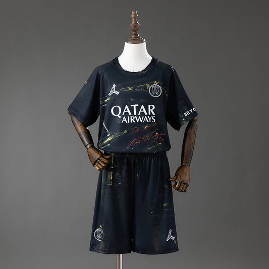 Kit Infantil PSG Fourth 26/27 - Preto