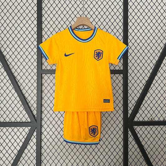 Kit Infantil Holanda Home 24/25 -Laranja