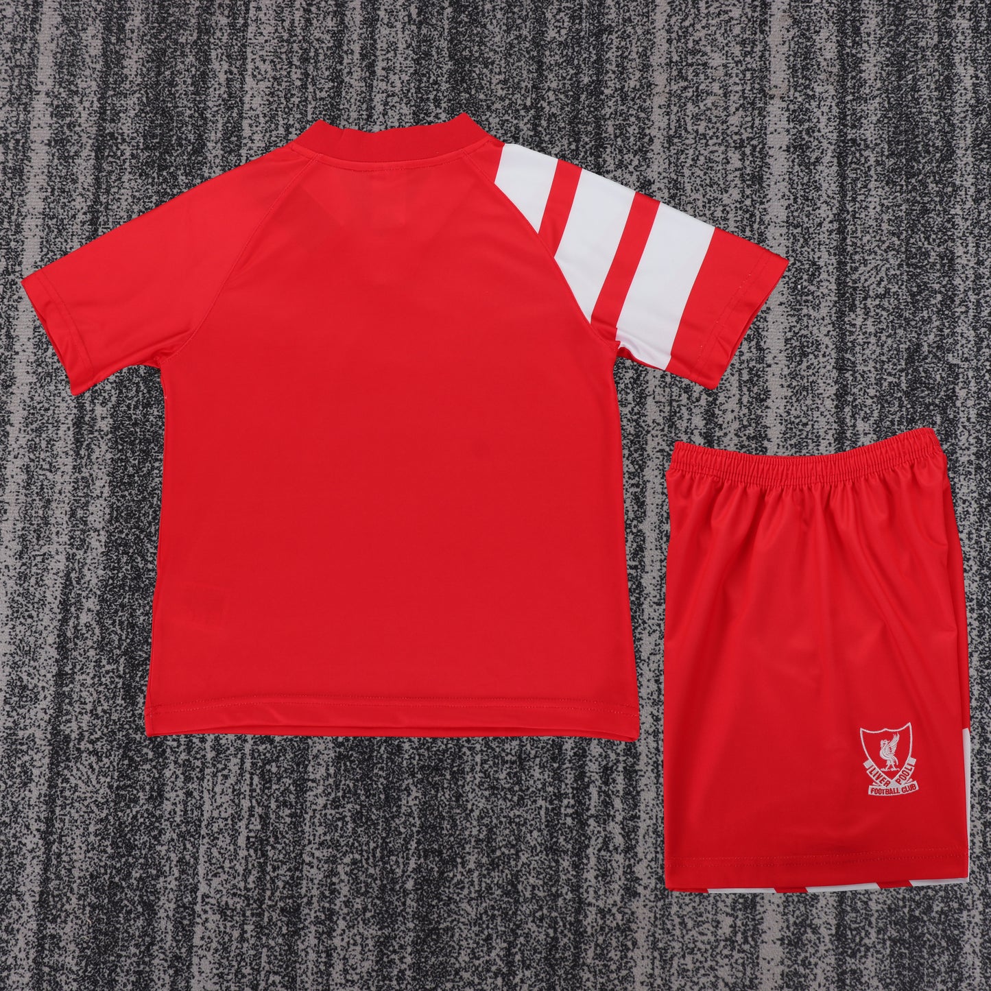 Kit Infantil Liverpool Home Retrô 91/92 - Vermelho