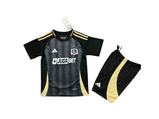 Kit Infantil Colo Colo Away 25/26 - Preta