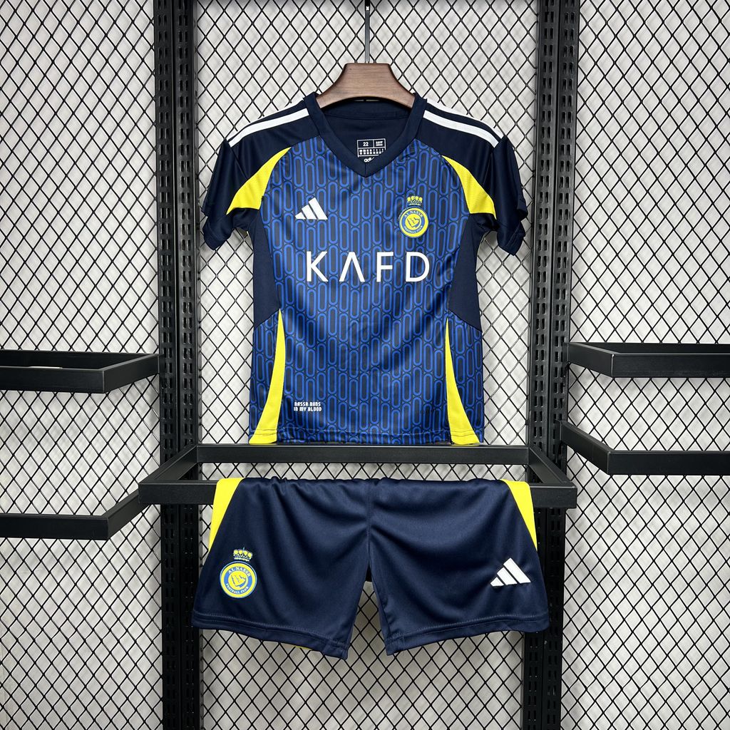Kit Infantil Al Nassr Away 24/25 - Azul