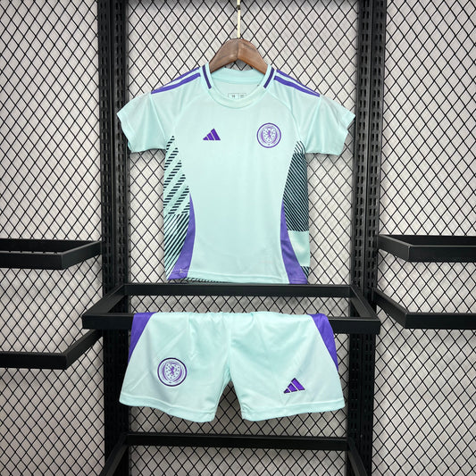 Kit Infantil Escocia Away 24/25 -Verde Claro