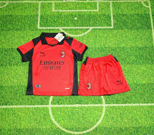 Kit Infantil Milan Fourth 25/26  - Vermelho