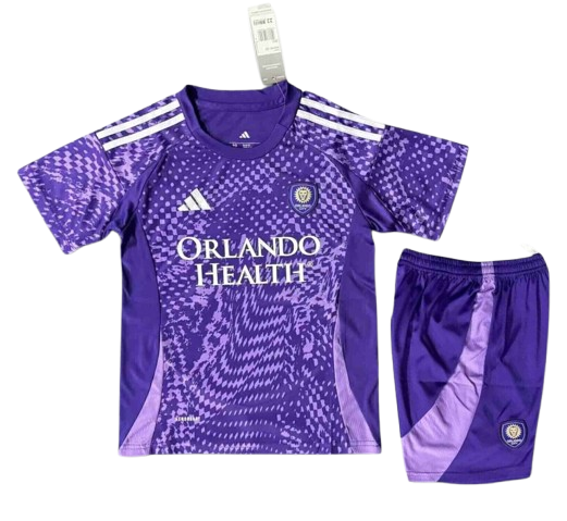 Kit Infantil Orlando City Home 25/26 . - Roxo