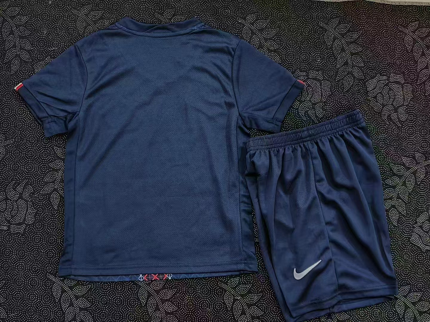 Kit Infantil PSG Home 25/26 - Azul e Vermelho