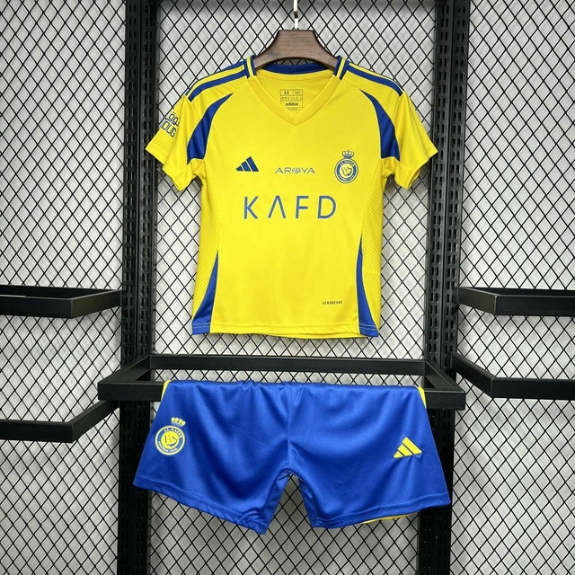 Kit Infantil Al Nassr Home 24/25 - Amarela
