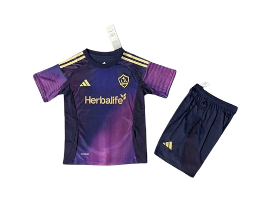 Kit Infantil LA Galaxy Away 25/26 . - Roxo