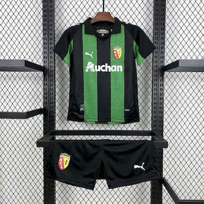 Kit Infantil RC LENS Away 25/26 - Verde e Preto