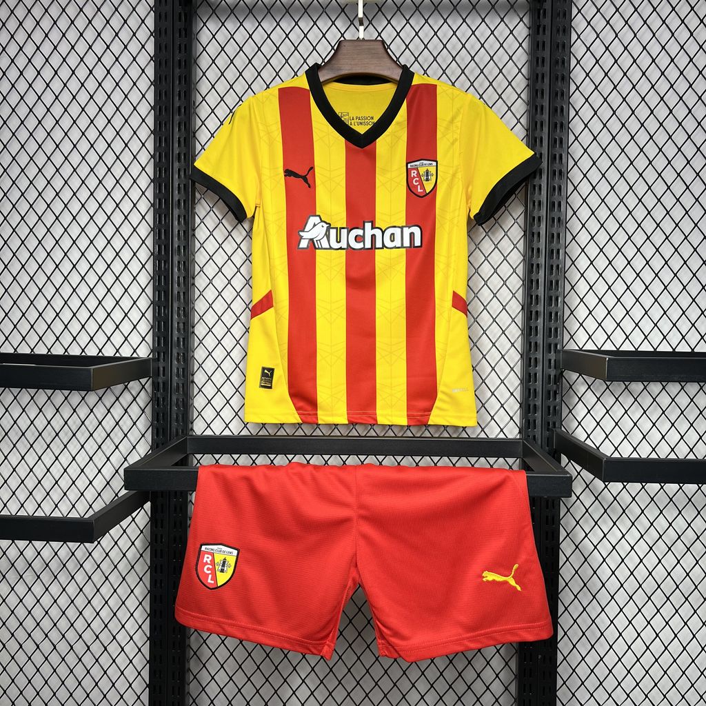 Kit Infantil RC LENS Home 24/25 -Amarelo e Laranja