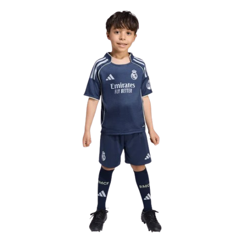 Kit Infantil Real Madrid Away 25/26 -Azul Escuro