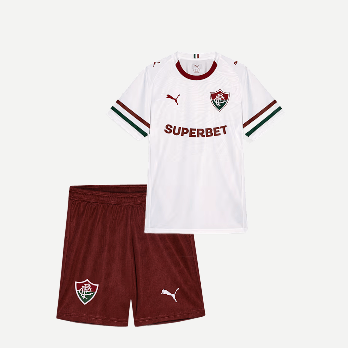 Kit Infantil Fluminense Away 26/27 - Branca