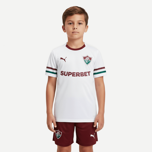Kit Infantil Fluminense Away 26/27 - Branca