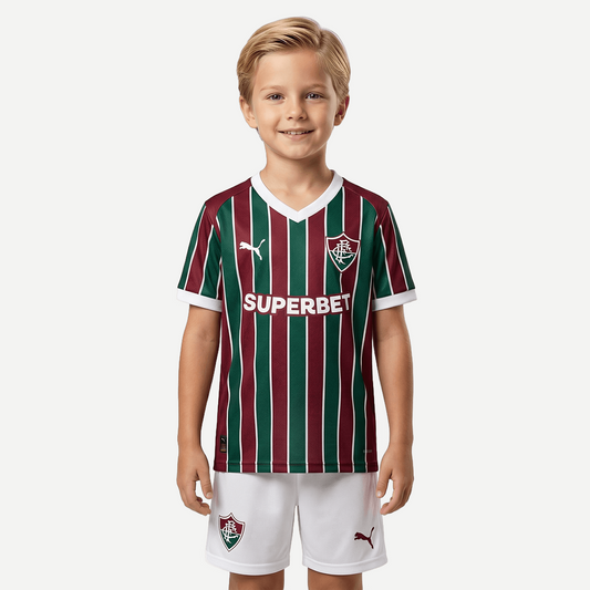 Kit Infantil Fluminense Home 26/27 - Tricolor