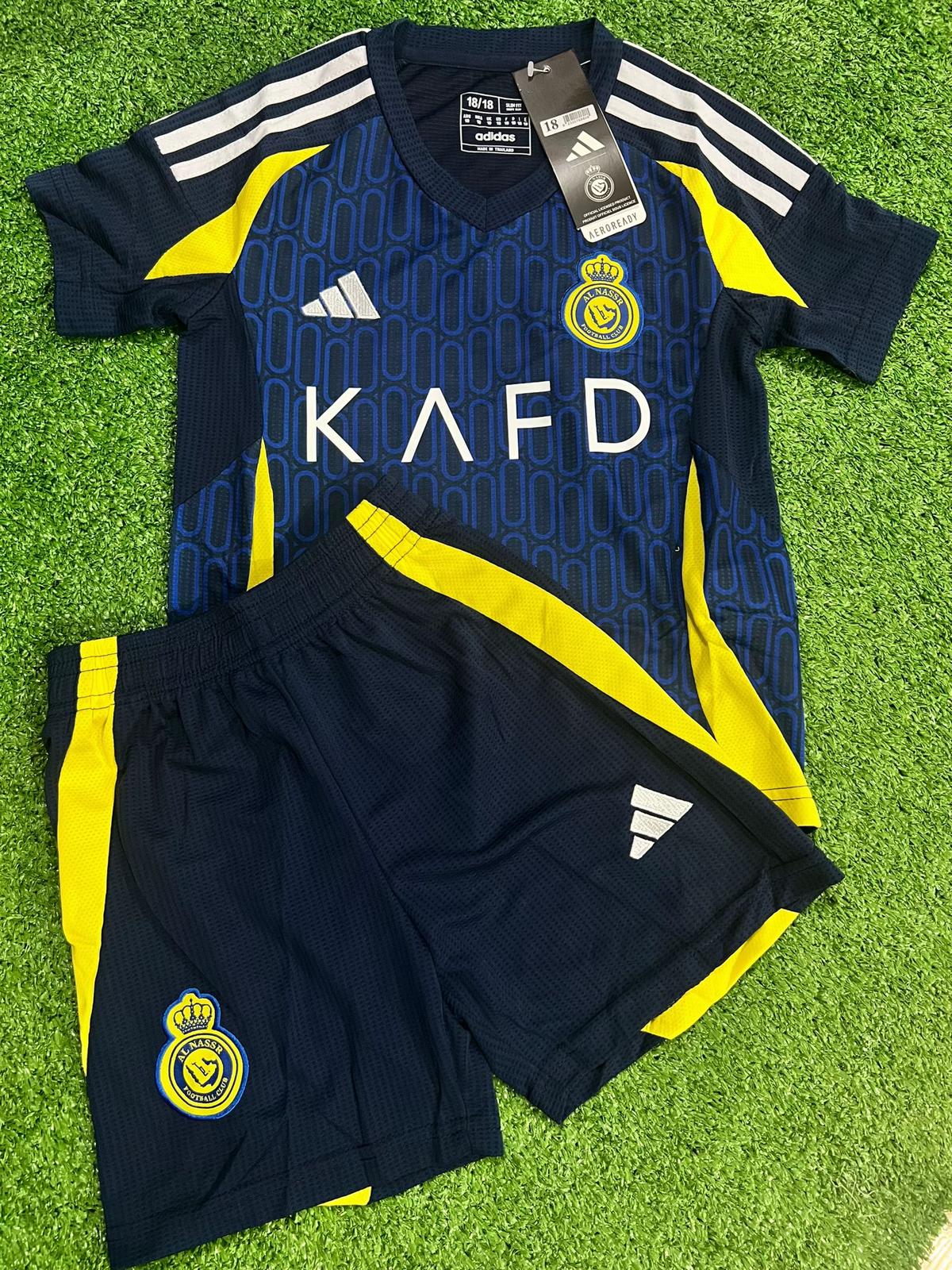 Kit Infantil Al Nassr Away 24/25 - Azul