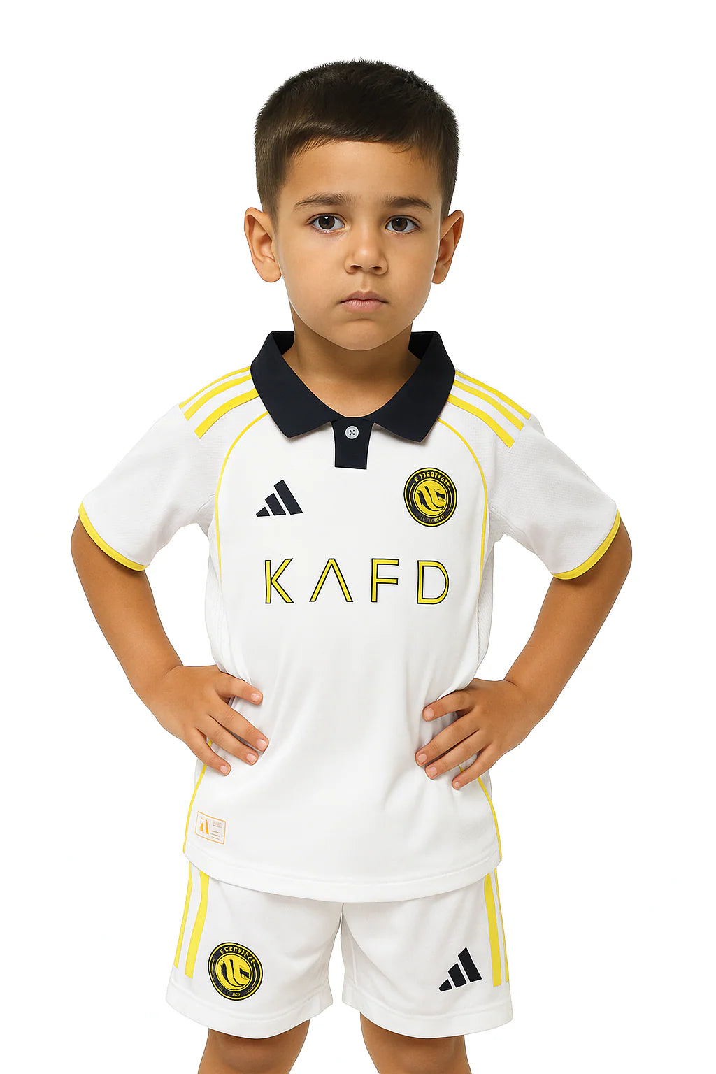 Kit Infantil Al Nassr Third 25/26 . - Branco