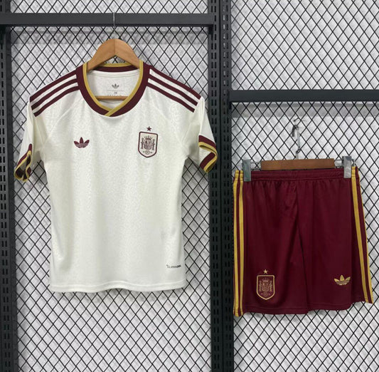 Kit Infantil Espanha Away 26/27 - Bege