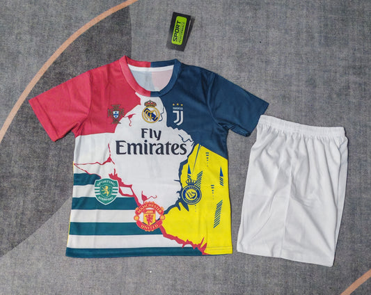 Kit Infantil Edição CR7 Carreira 25/26  - Colorido