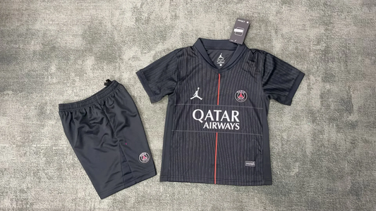 Kit Infantil PSG Fourth 25/26 . - Preto