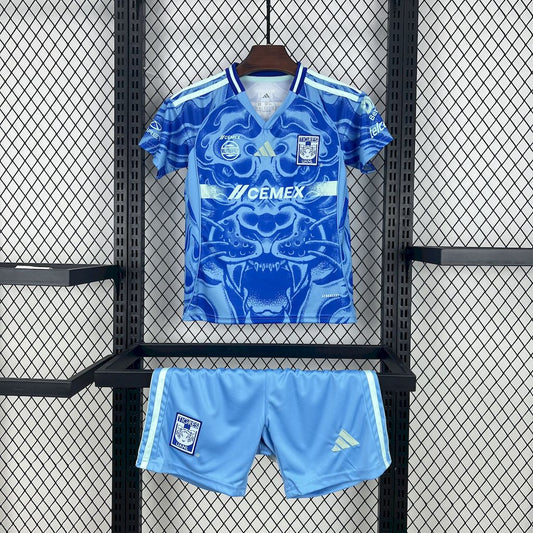 Kit Infantil Tigres Away 25/26 - Azul