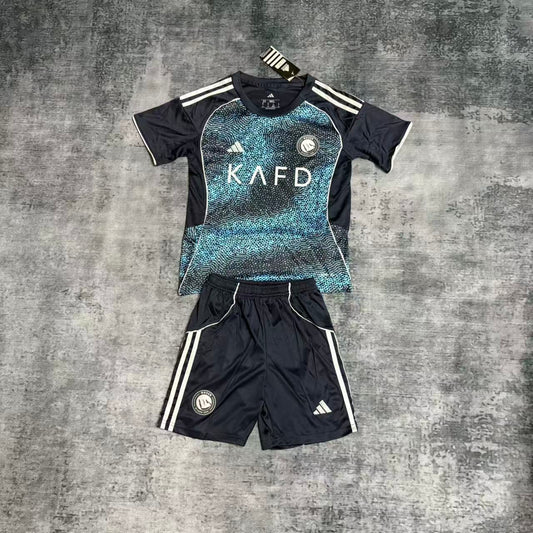 Kit Infantil Al Nassr Away 25/26 -Azul Marinho
