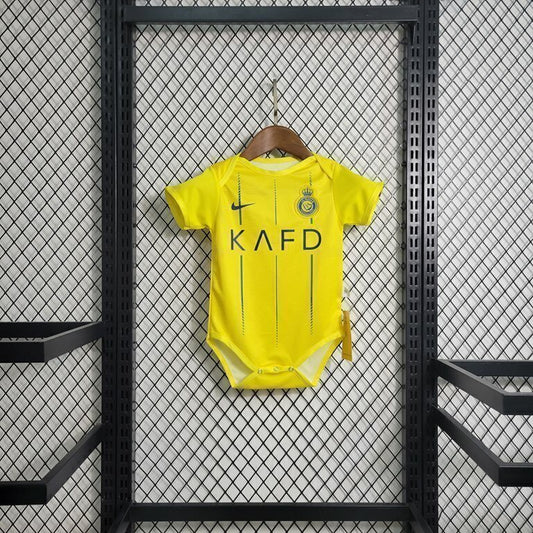Body Bebê Infantil Al-Nassr Home 23/24 -Amarelo