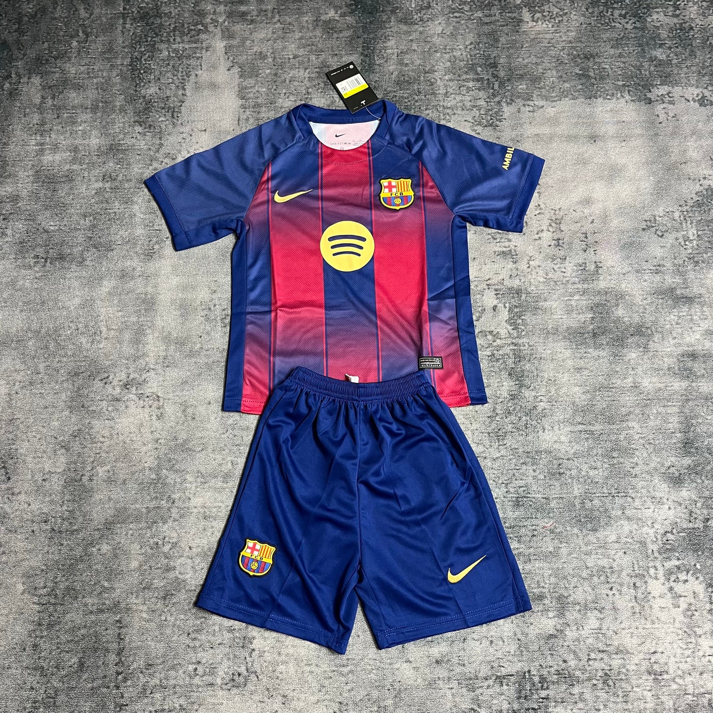 Kit Infantil Barcelona Home 25/26 - Grená