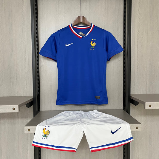 Kit Infantil França Home 24/25 -Azul