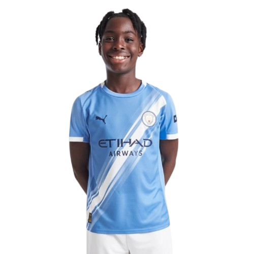 Kit Infantil Manchester City Home 25/26 - Azul