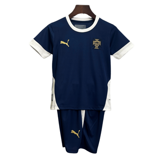 Kit Infantil Portugal Treino 25/26 - Azul