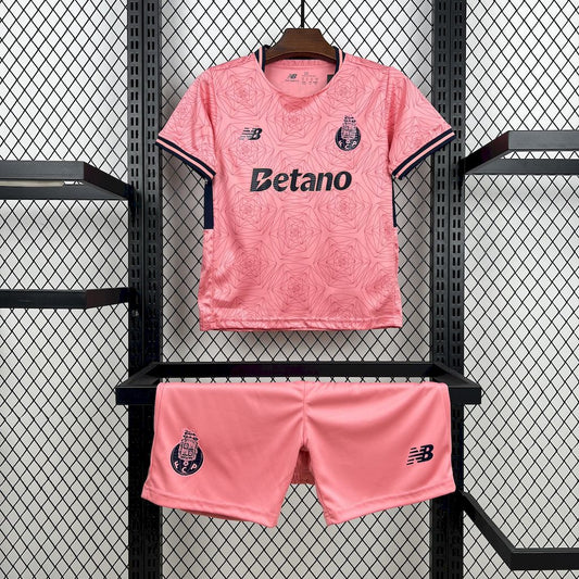 Kit Infantil Porto Away 25/26 . - Rosa