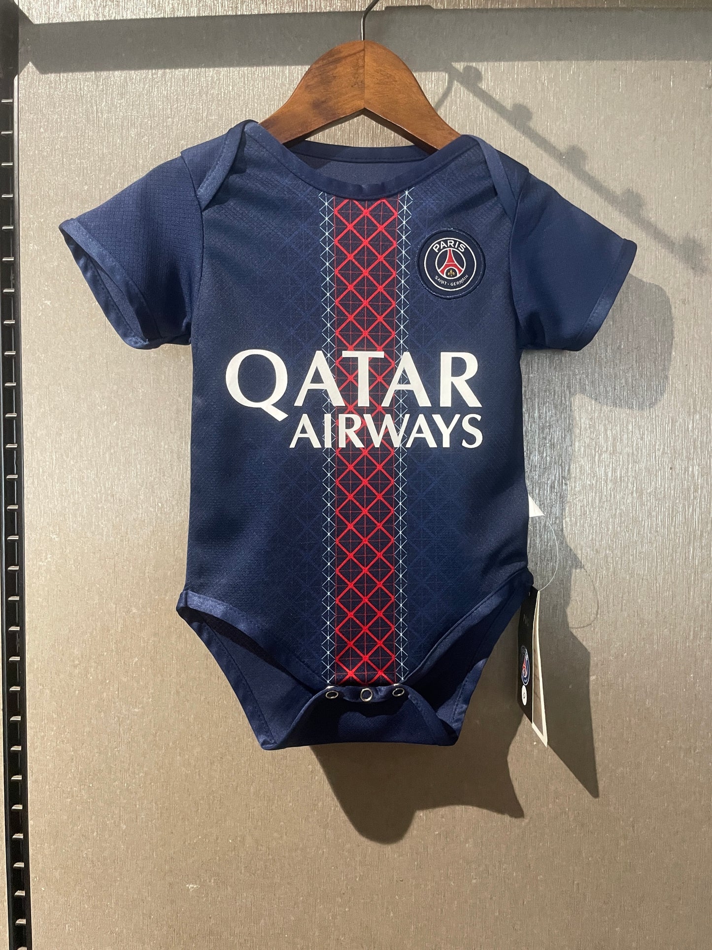 Body Bebê Infantil PSG Home 25/26 -Azul e Vermelho