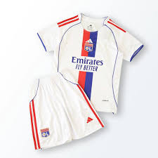 Kit Infantil Lyon Home 25/26 - Branco