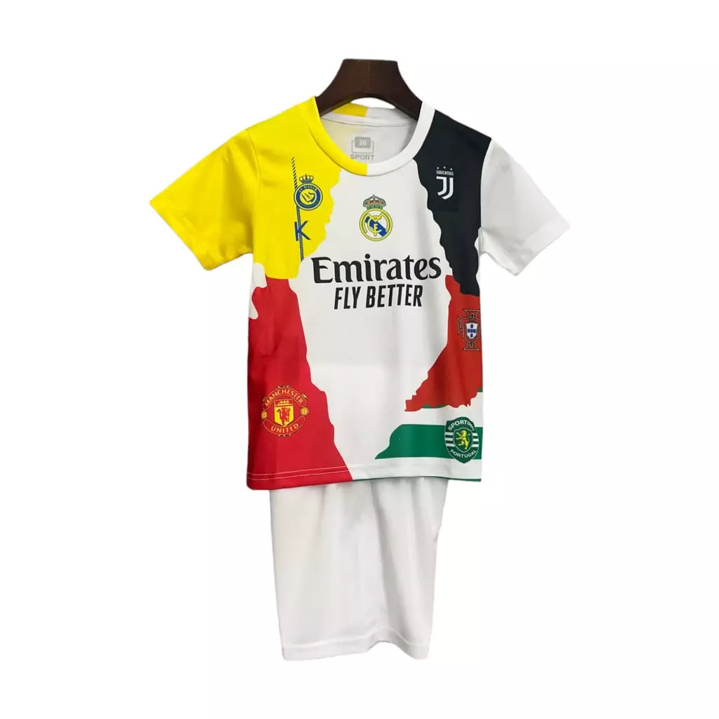 Kit Infantil Edição CR7 Carreira 25/26  - Colorido