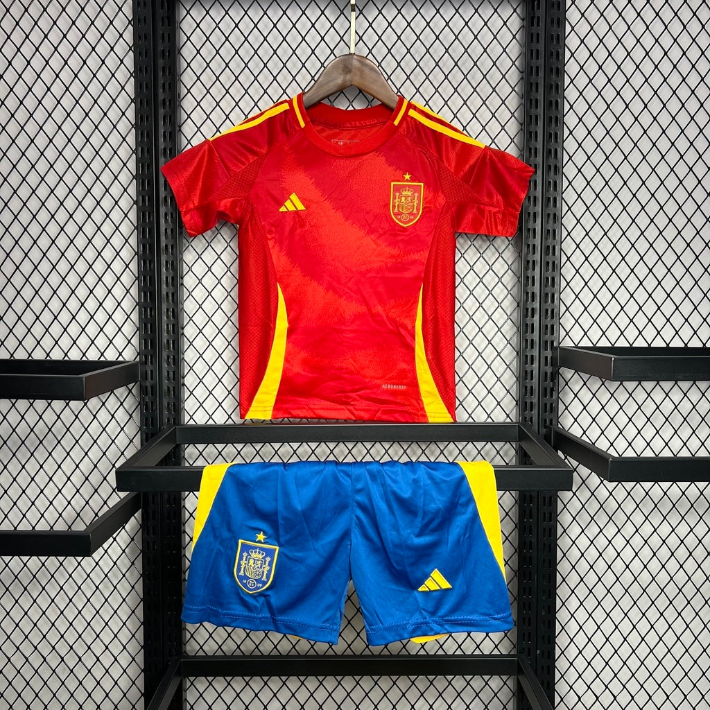 Kit Infantil Espanha Home 24/25 -Vermelho
