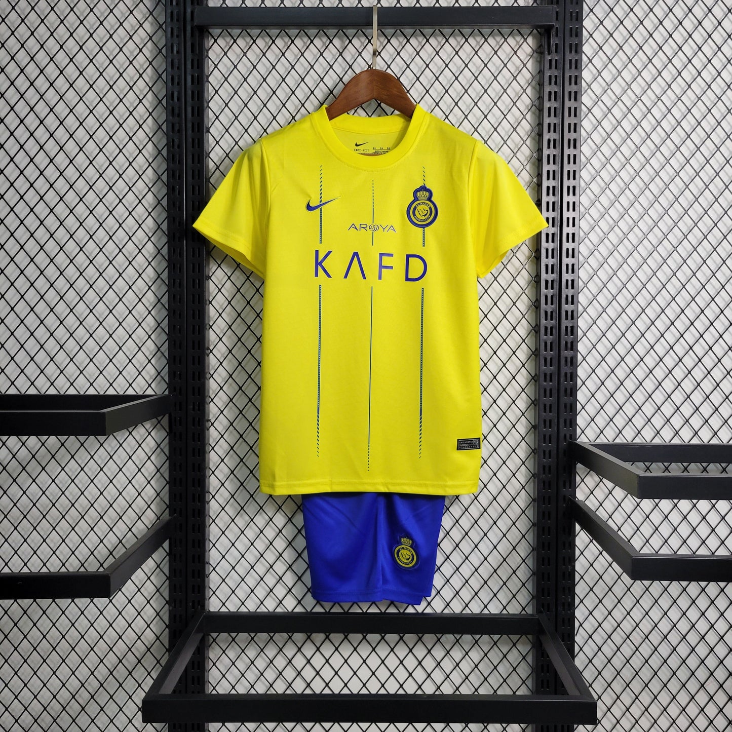 Kit Infantil Al Nassr Home 23/24 -Amarela